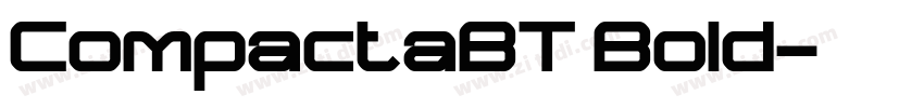 CompactaBT Bold字体转换 CompactaBT Bold字体转换